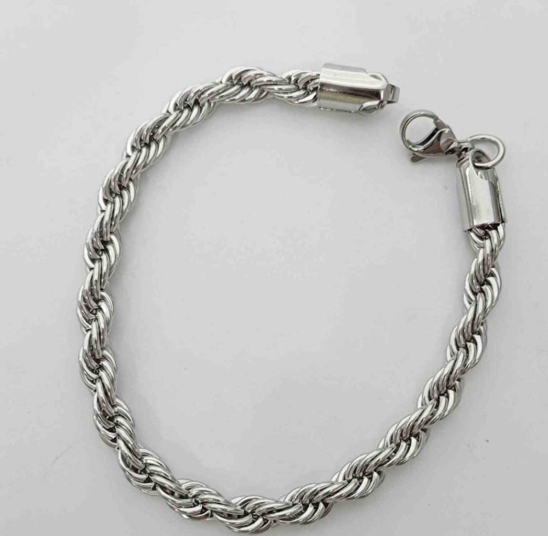 PULSERA DE METAL ENTRELAZADA